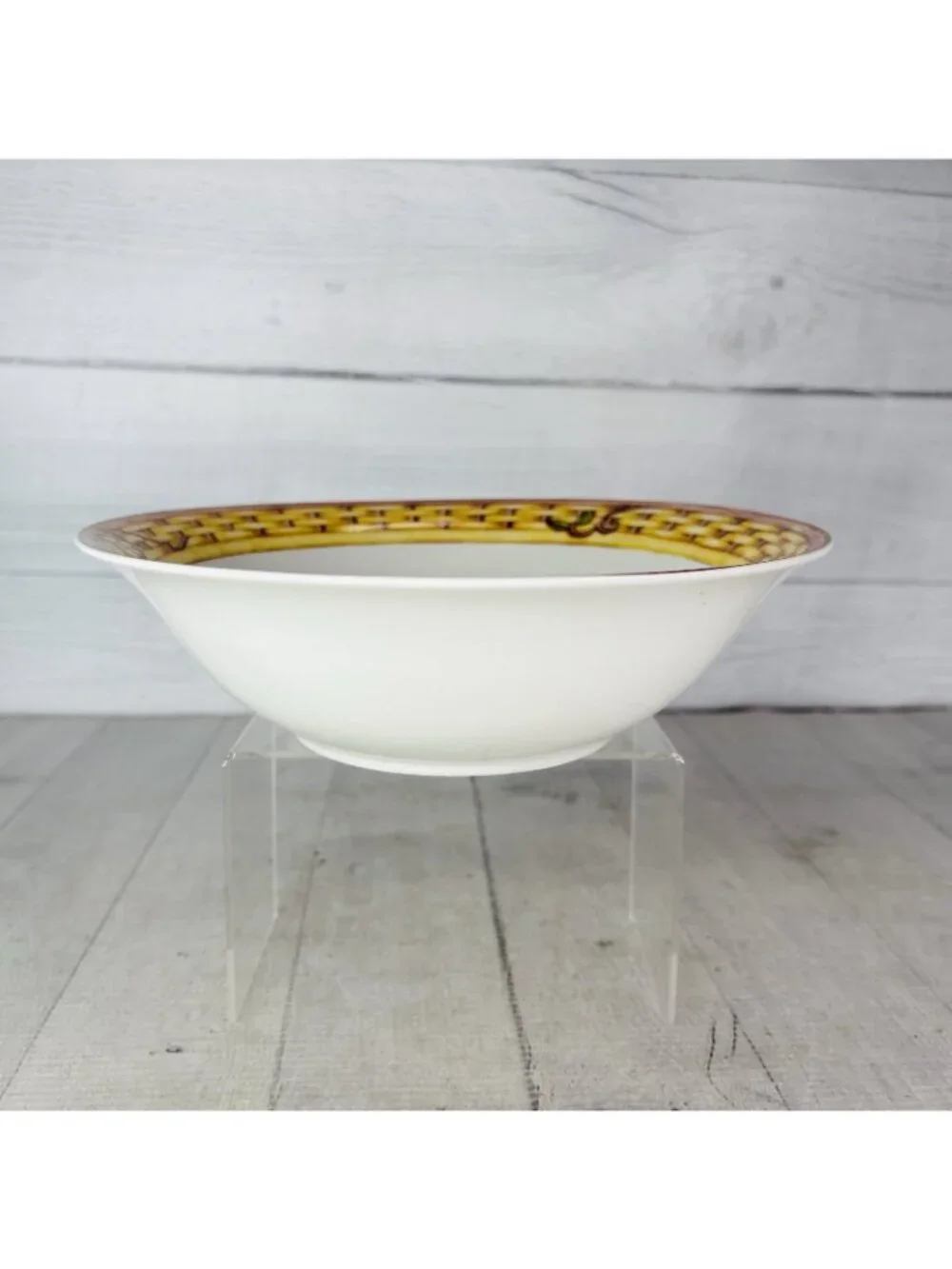 American Atelier MONKEY 5029 Jungle Bamboo Rim Porcelain 9